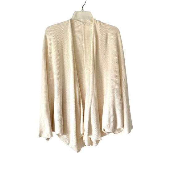 Lululemon Cashlu Knit Textured Wrap Heathered White Opal Cream medium large - Picture 3 of 6
